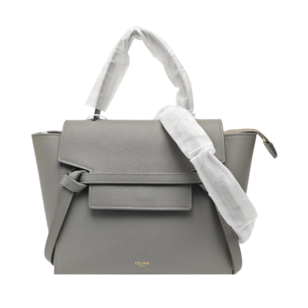 BELT Nano Calfskin Gray