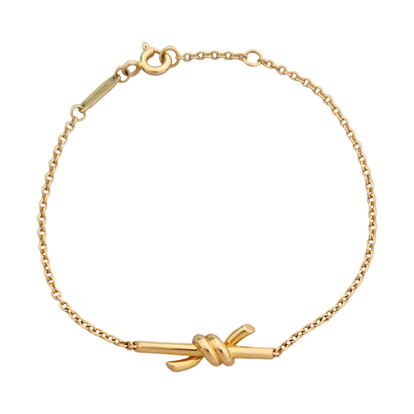 Tiffany Knot 18k Rose Gold Bracelet