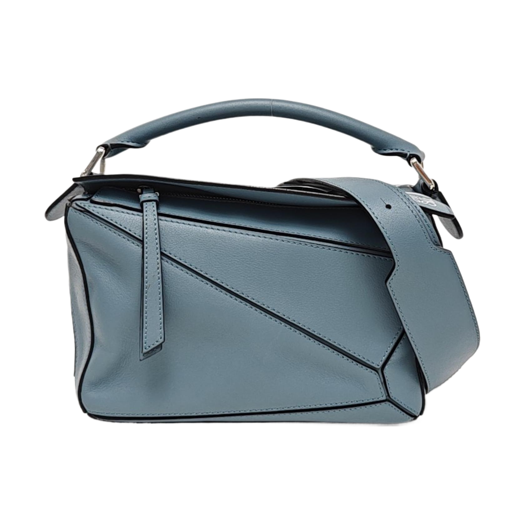 Puzzle Small Calfskin Blue
