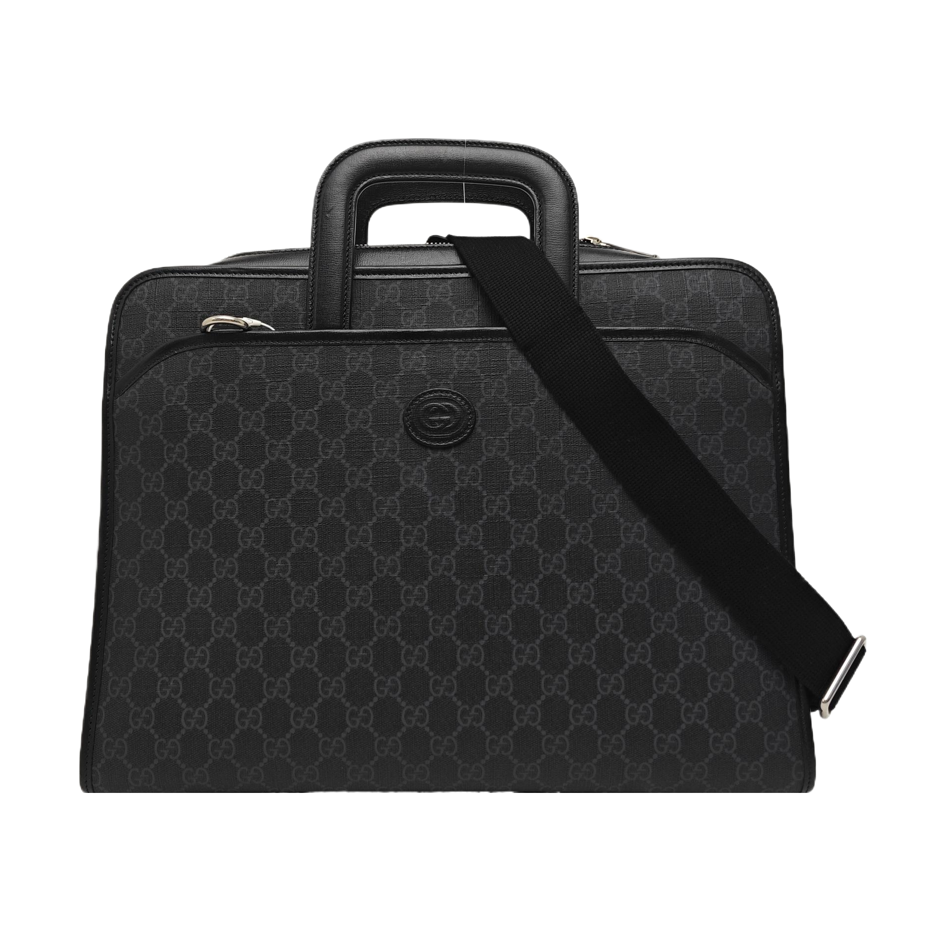 Retro Monogram Coated Canvas Black
