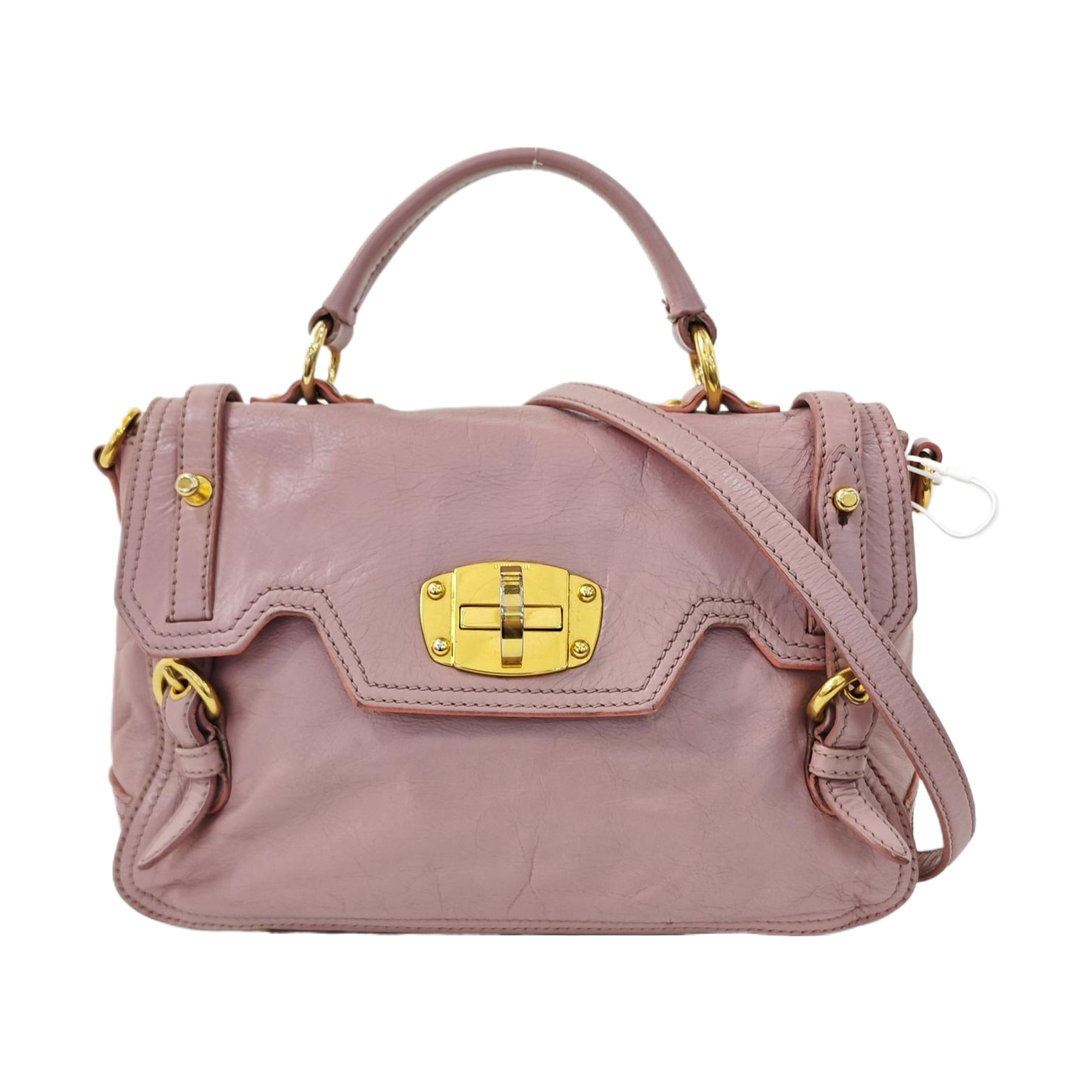 Bow Calfskin Pink