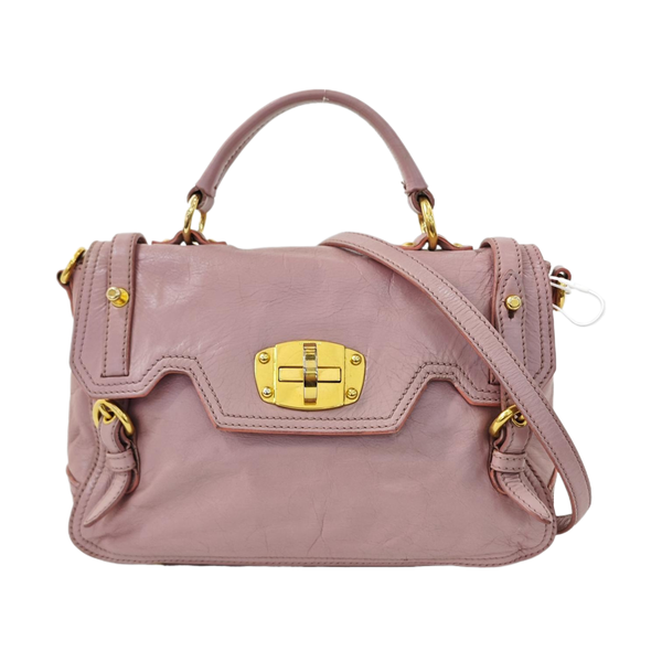 Bow Calfskin Pink