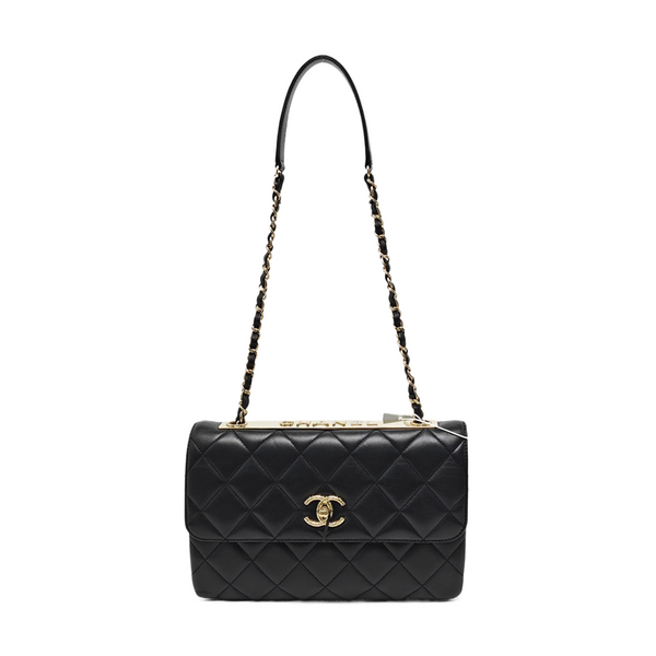TRENDY CC Quilted Lambskin Black
