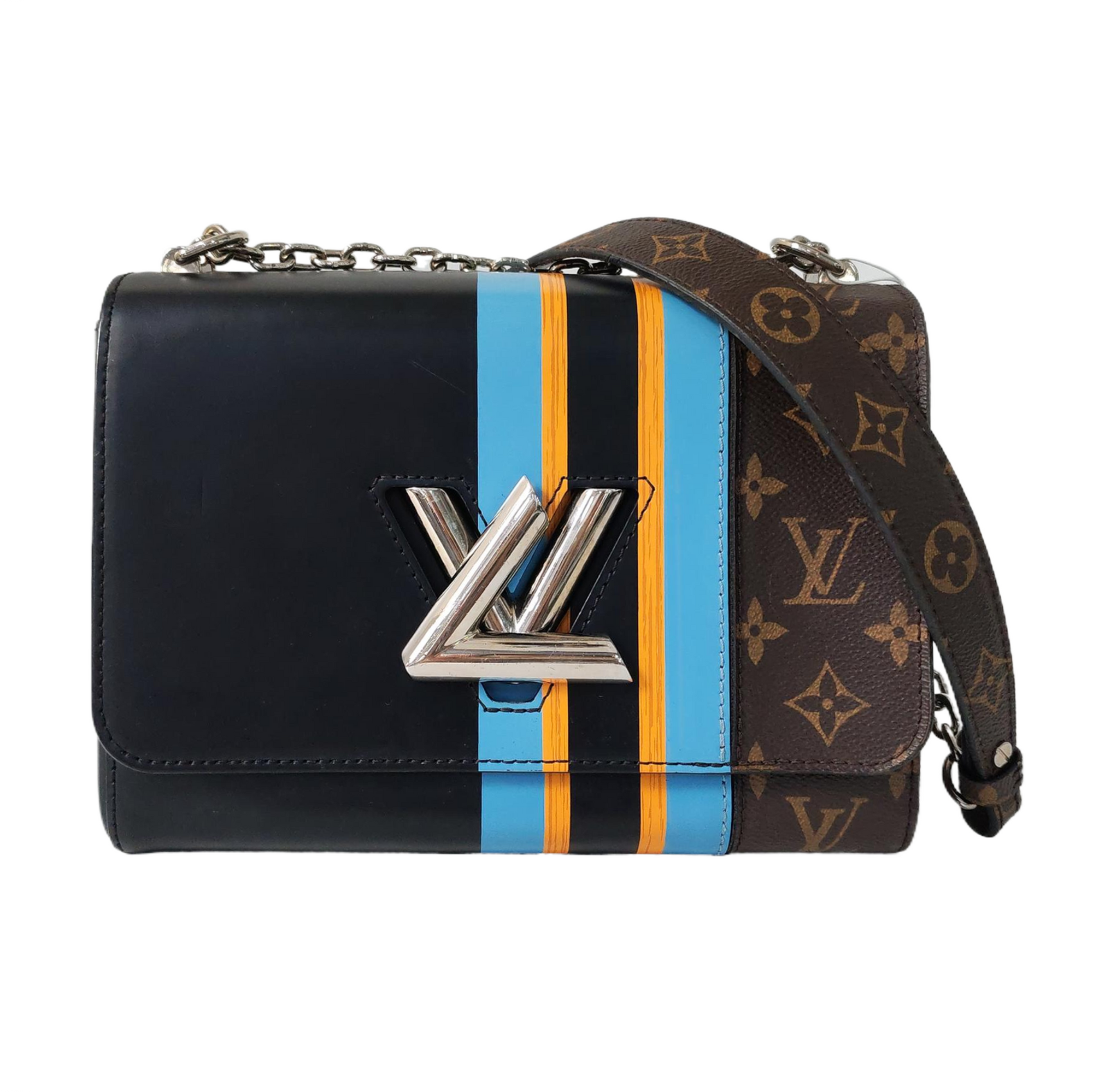 Authenticated pre-owned  TWIST MM Monogram Coated Canvas Multicolor - Shoulder Bag at Looply