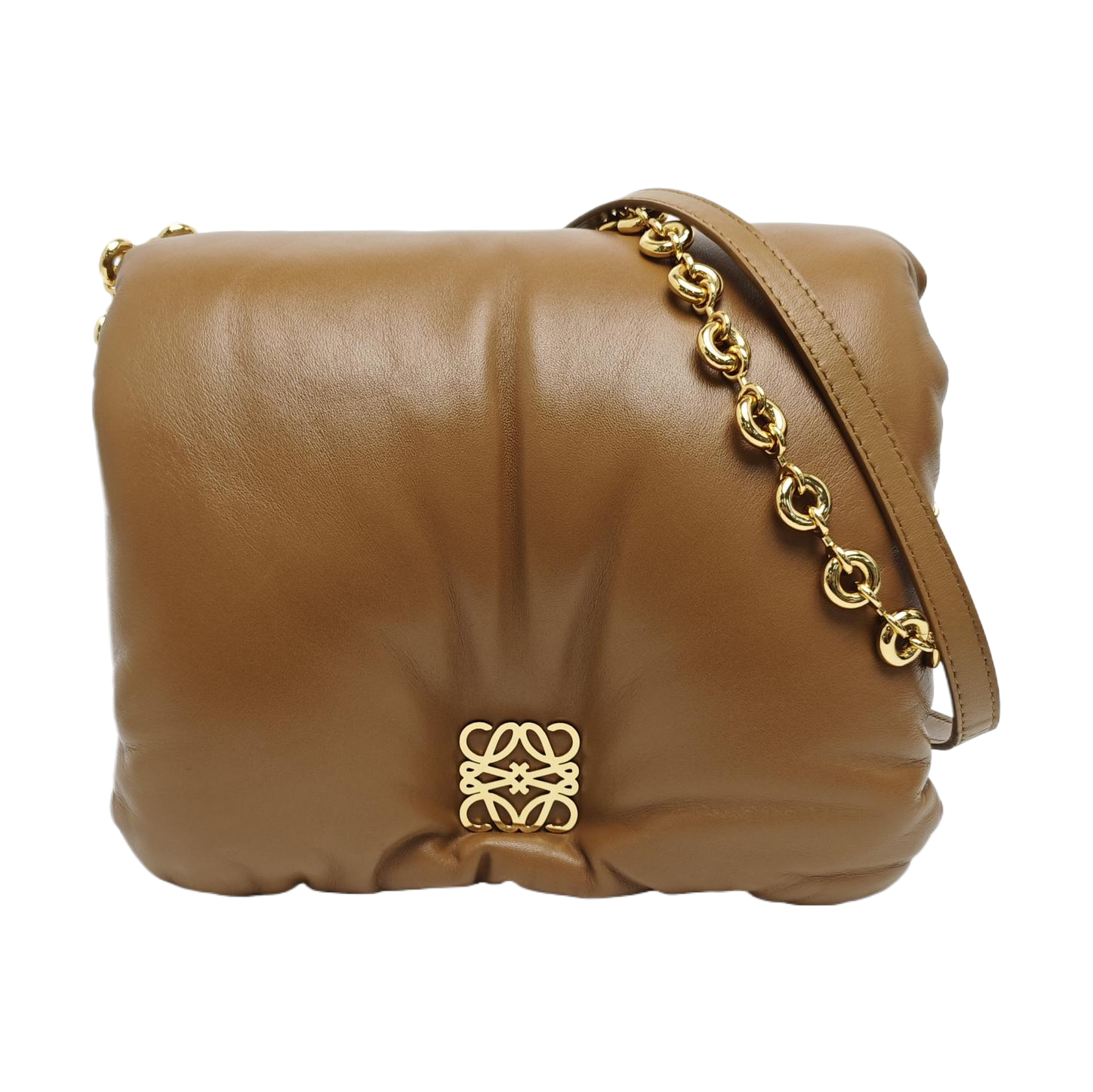 Puffer Goya Lambskin Brown