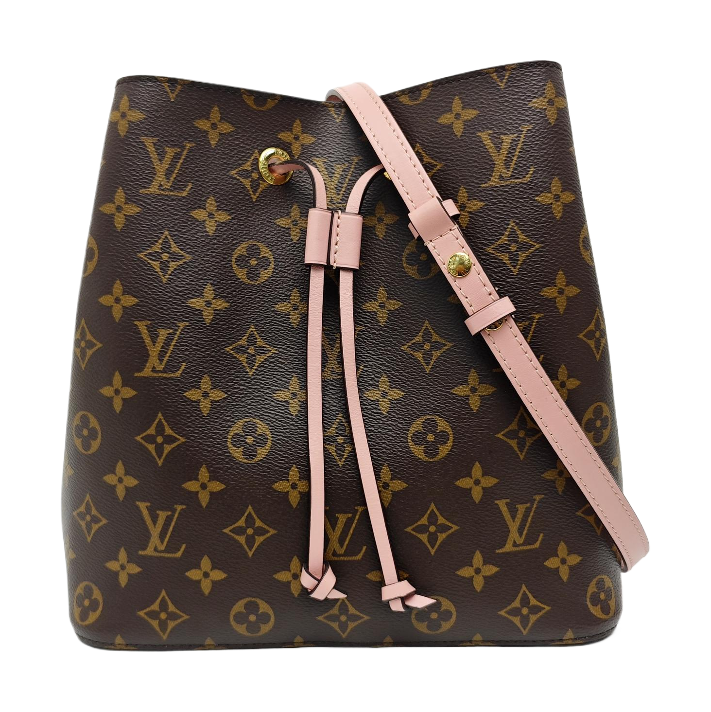 NÉONOÉ MM Monogram Coated Canvas Brown