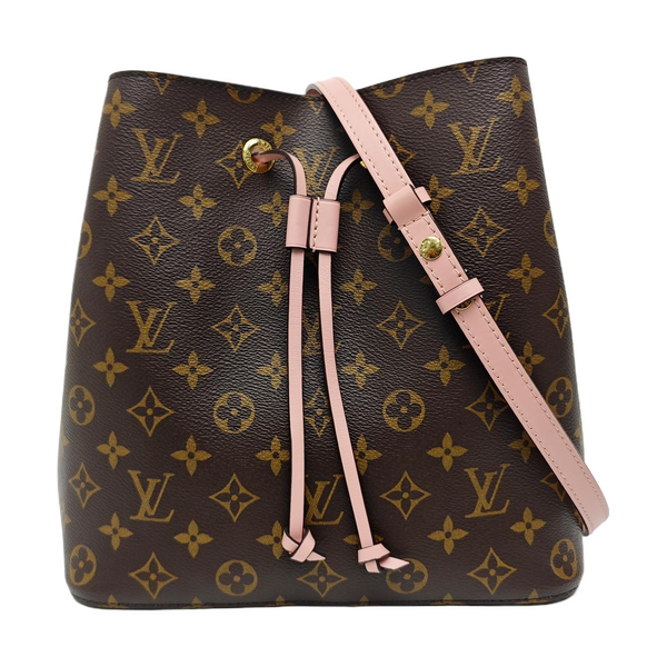 NÉONOÉ MM Monogram Coated Canvas Brown