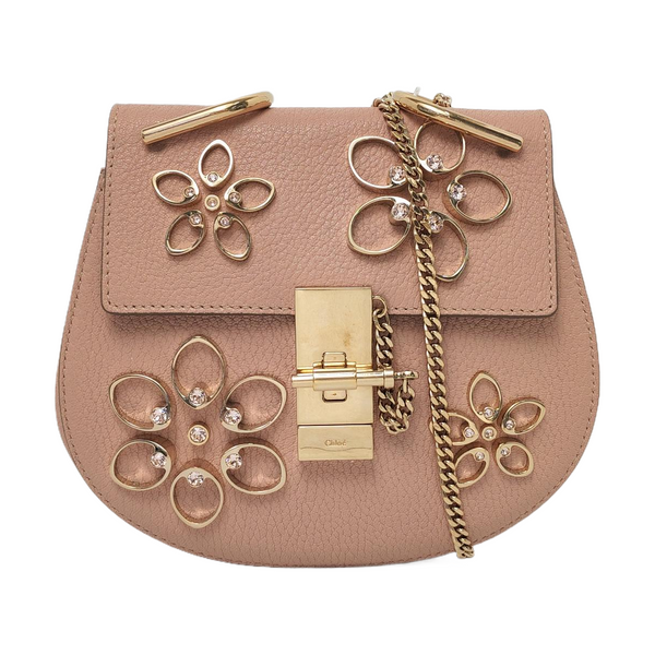 Drew Mini Calfskin Pink