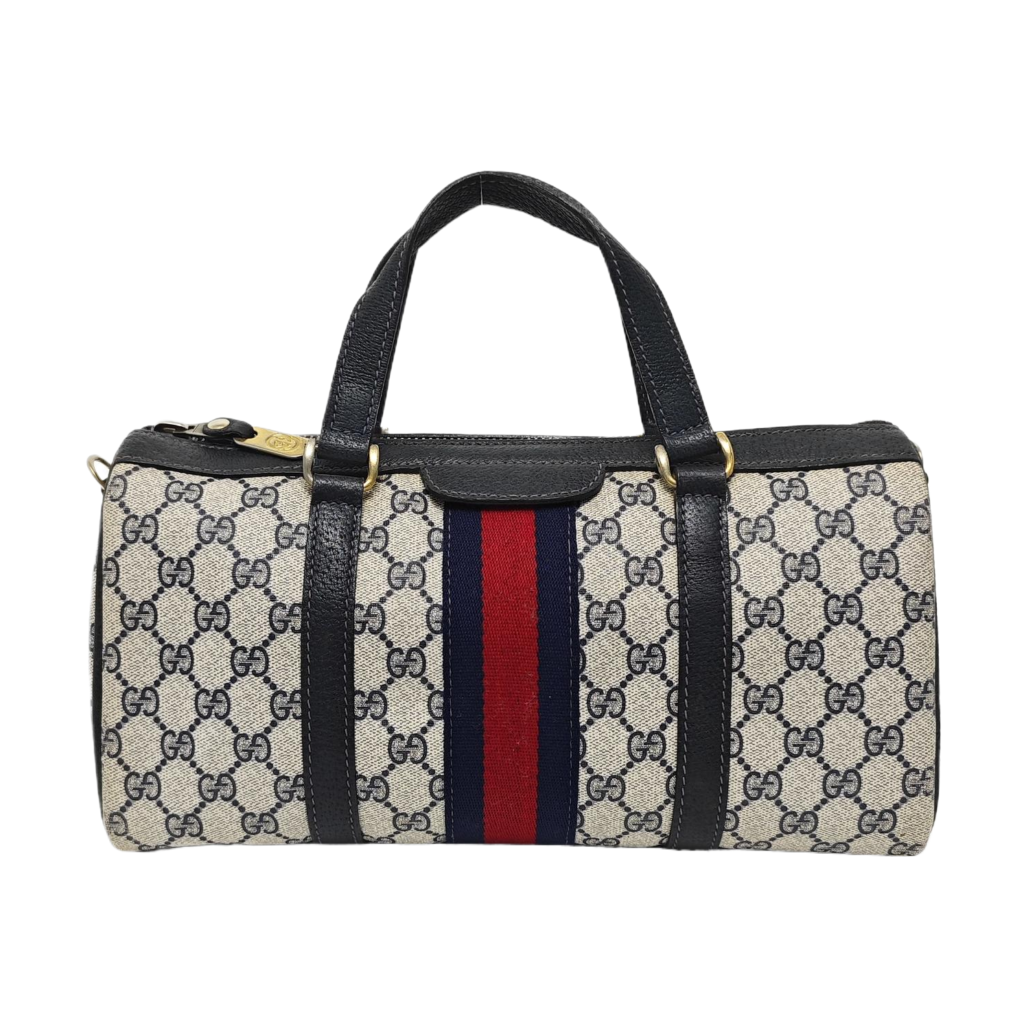 Ophidia Medium Monogram Coated Canvas Beige
