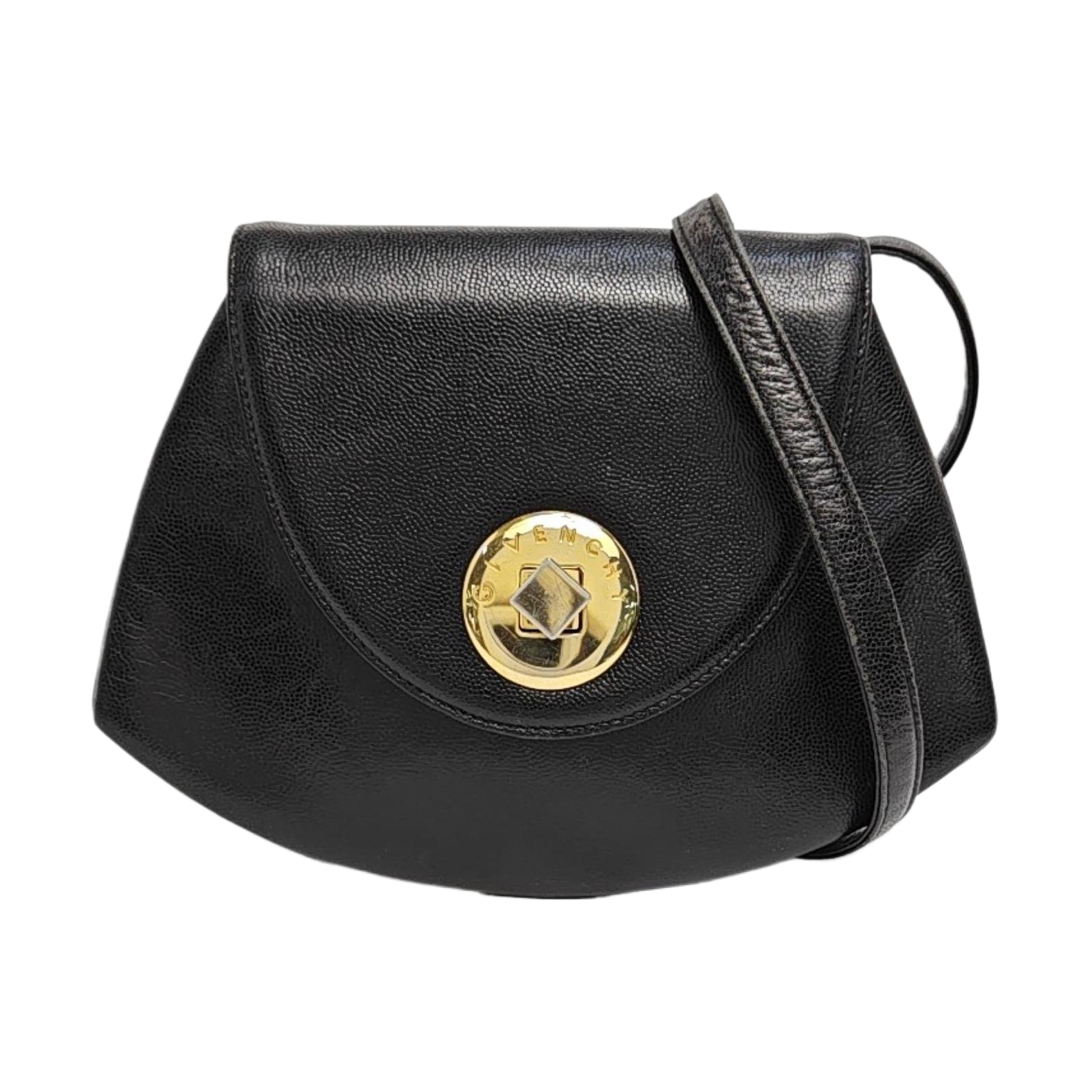 Calfskin Shoulder Bag Black