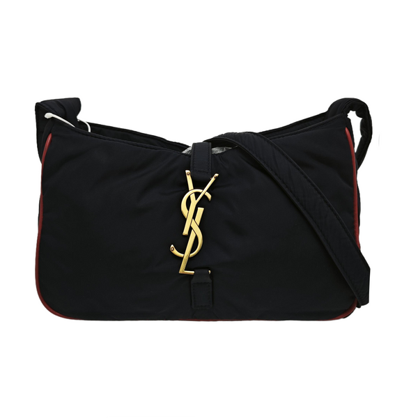 Authenticated pre-owned  LE 5 À 7 Fabric Blue - Shoulder Bag at Looply