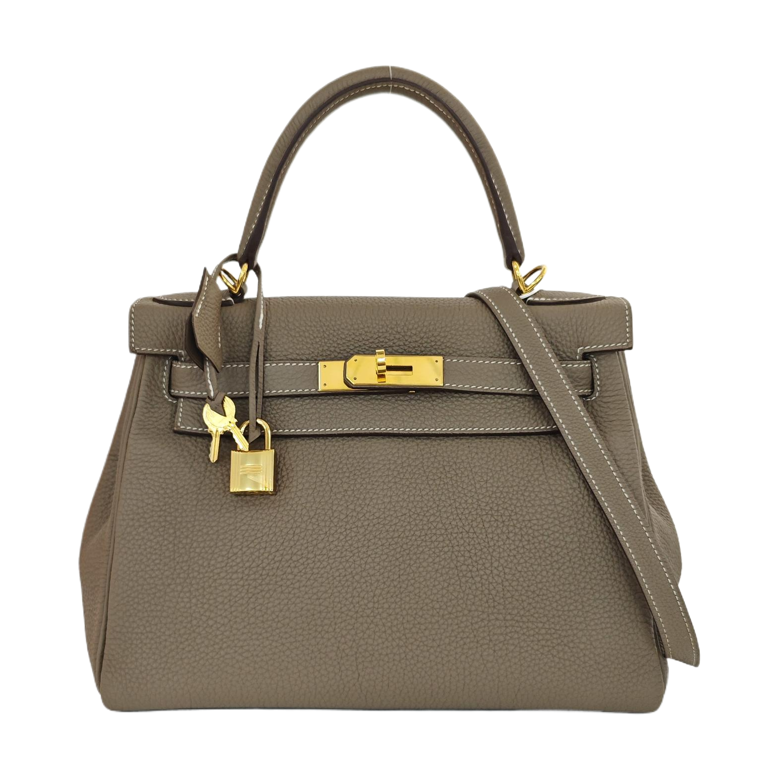 Kelly 28 Togo Gray