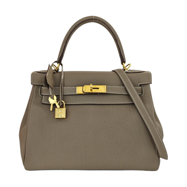 Kelly 28 Togo Gray
