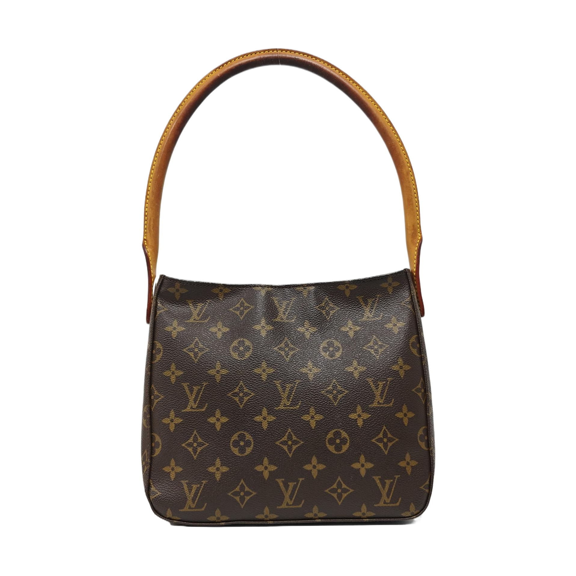 LOOPING MM Monogram Coated Canvas Brown