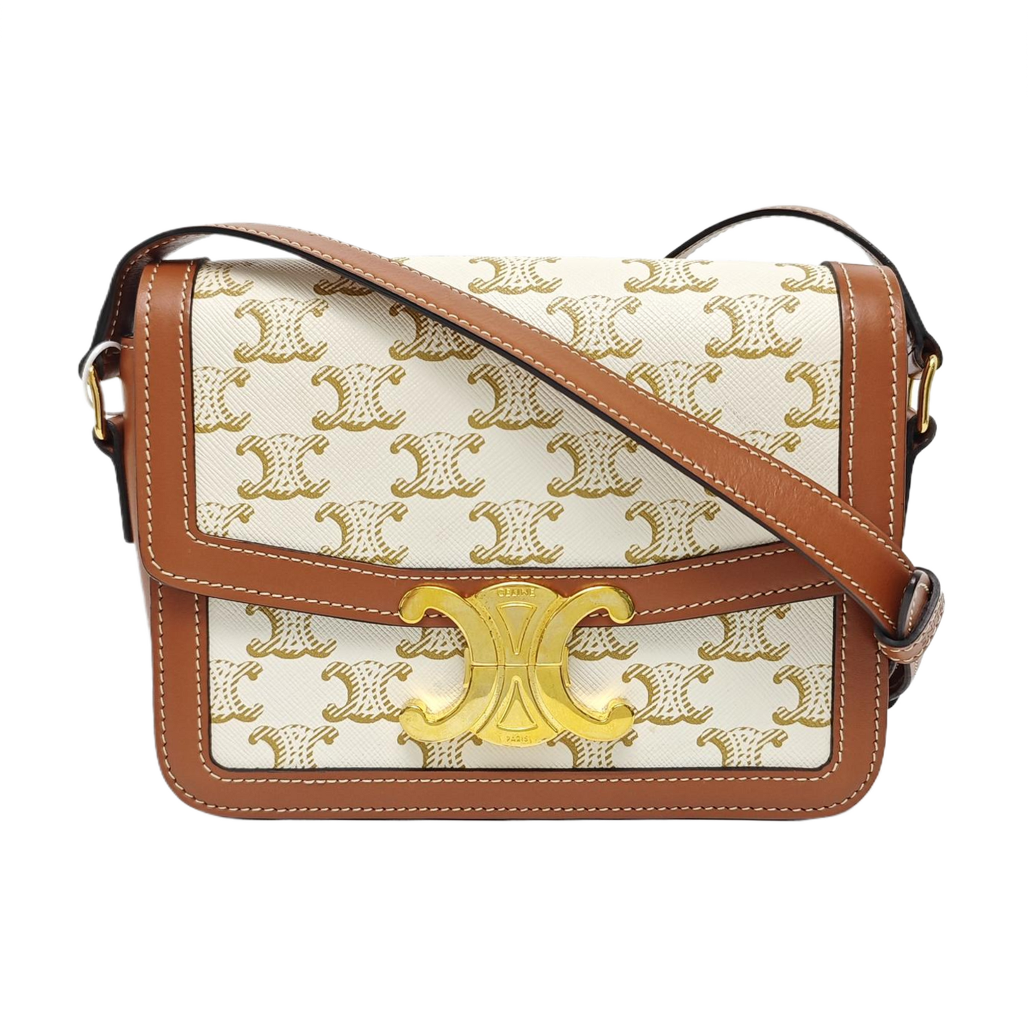 TRIOMPHE Teen Coated Canvas White