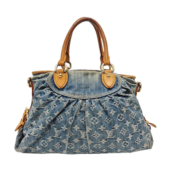 NEO CABBY Monogram Denim Blue