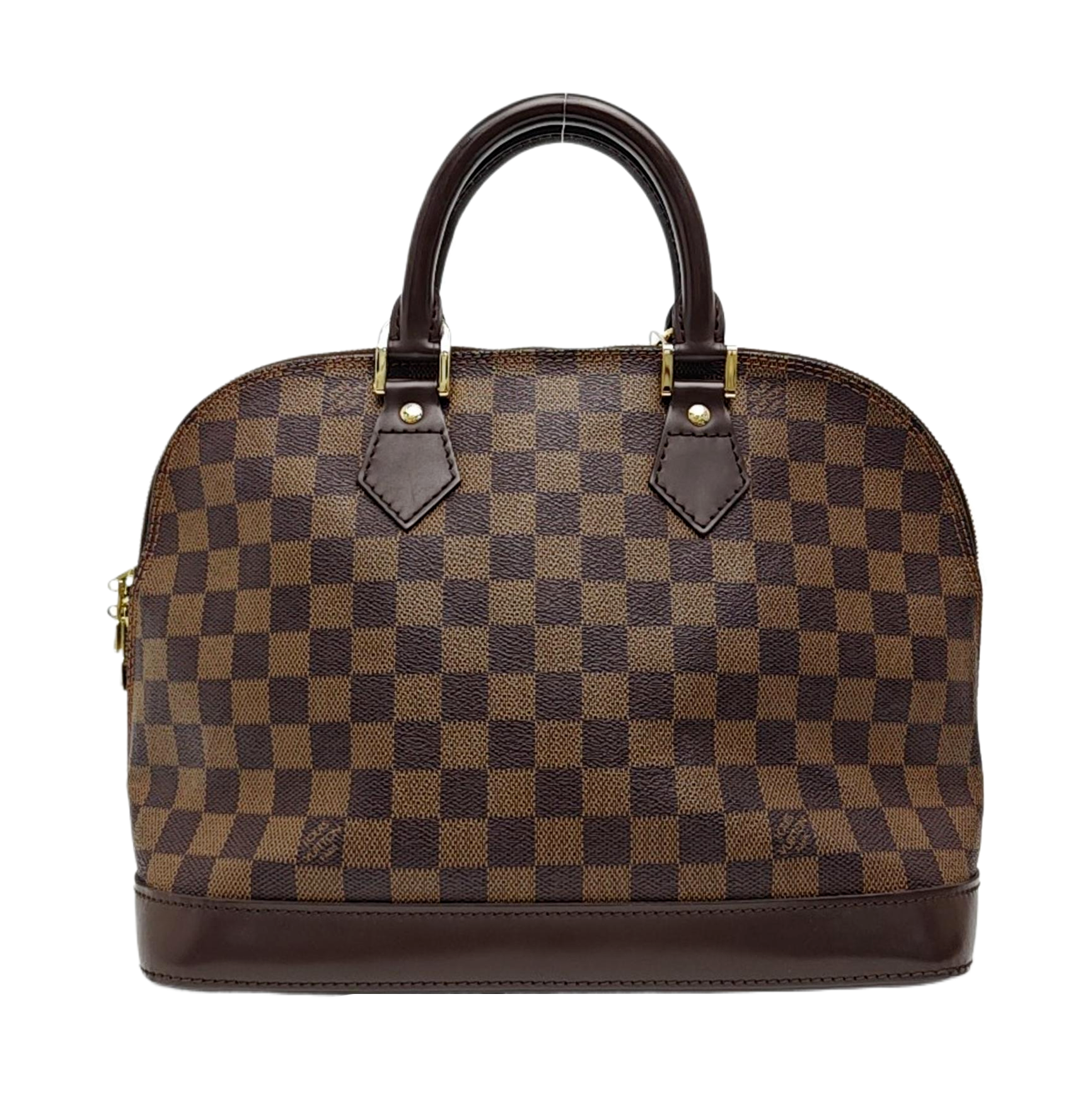 ALMA PM Damier Ebene Coated Canvas Brown