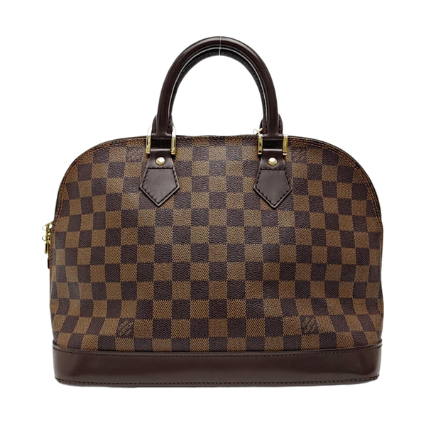 ALMA PM Damier Ebene Coated Canvas Brown