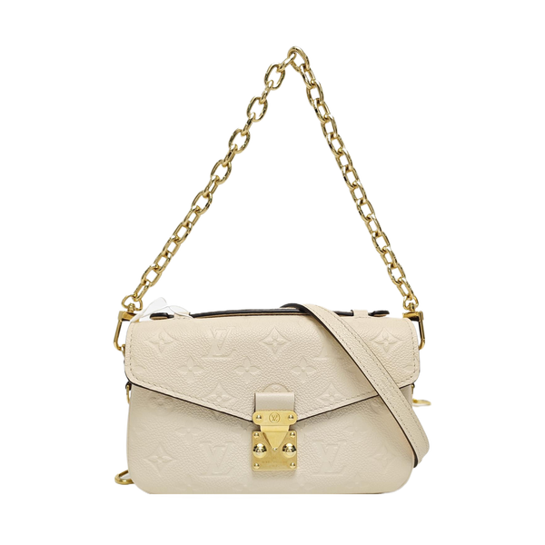 MÉTIS EAST WEST Monogram Calfskin Beige
