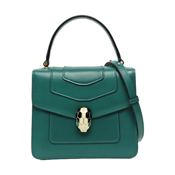 SERPENTI FOREVER Small Calfskin Green