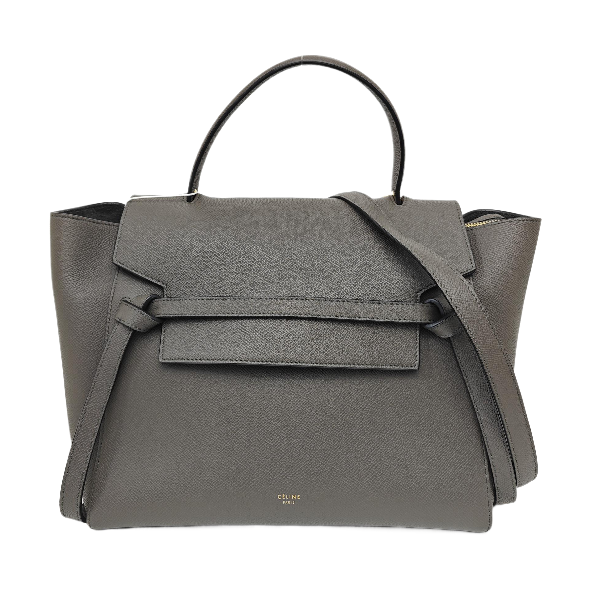 BELT Mini Calfskin Gray