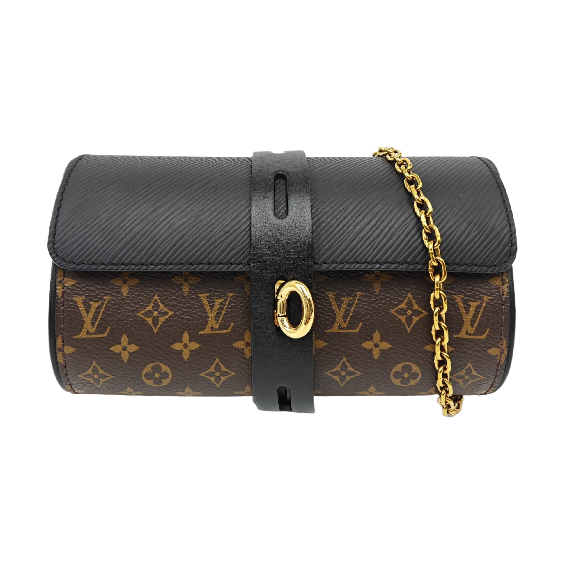 GLASSES CASE Monogram Coated Canvas Black