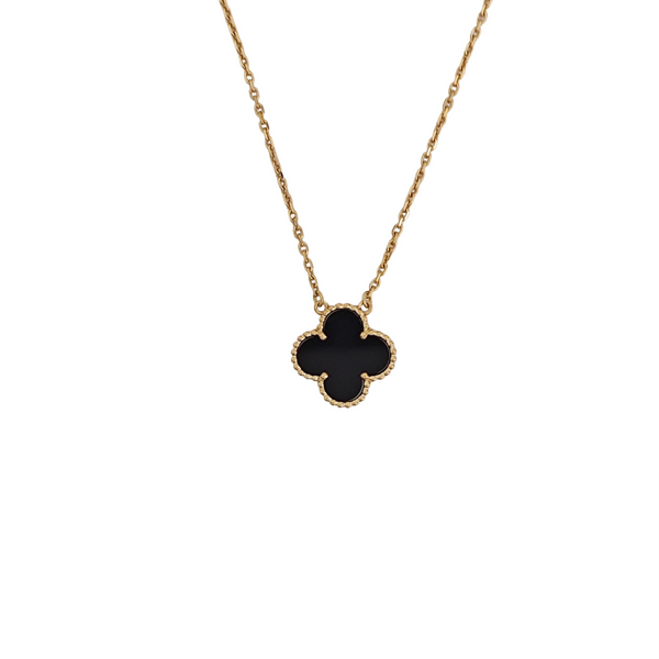 Vintage Alhambra 18k Gold Necklace