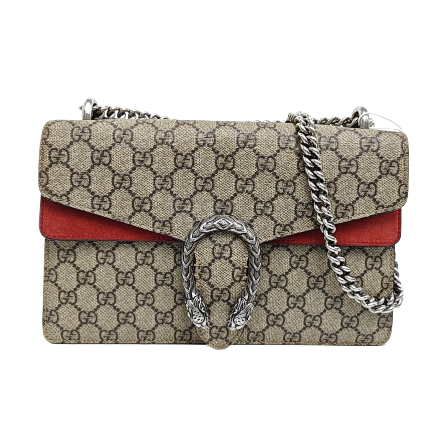Dionysus Small Monogram Coated Canvas Black