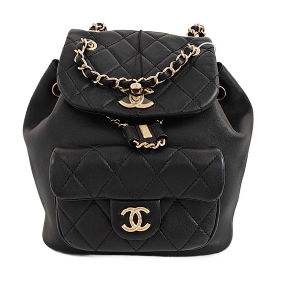 DUMA Quilted Lambskin Black