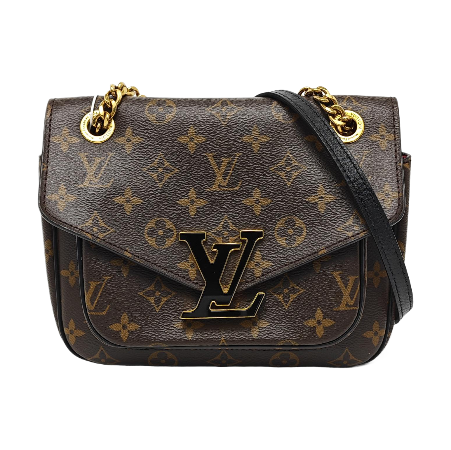 PASSY Monogram Coated Canvas Brown