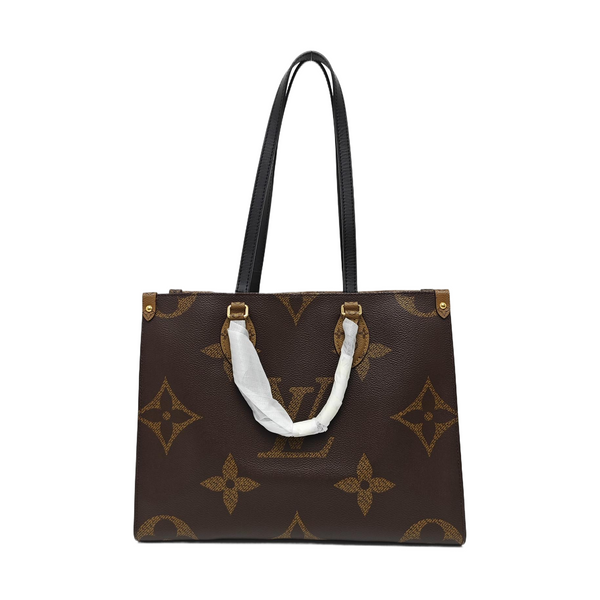 ONTHEGO MM Monogram Coated Canvas Brown