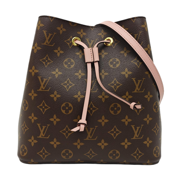 NÉONOÉ MM Monogram Coated Canvas Brown