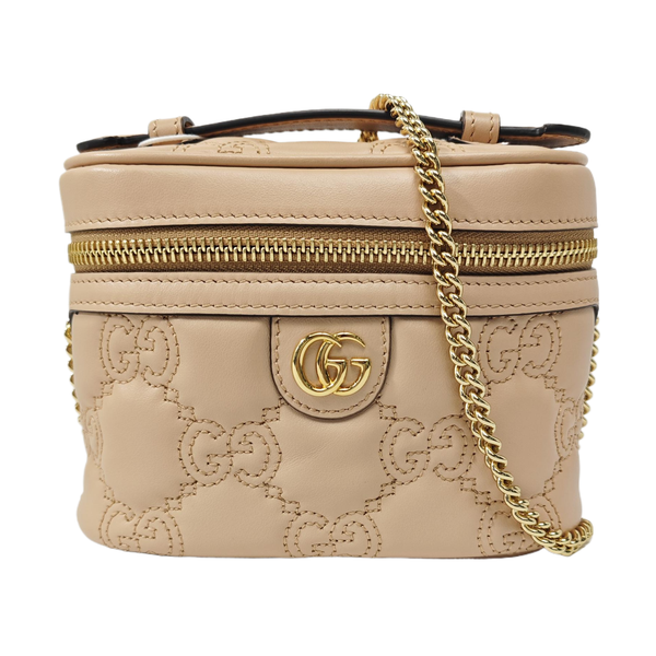 Quilted Calfskin Shoulder Bag Pink
