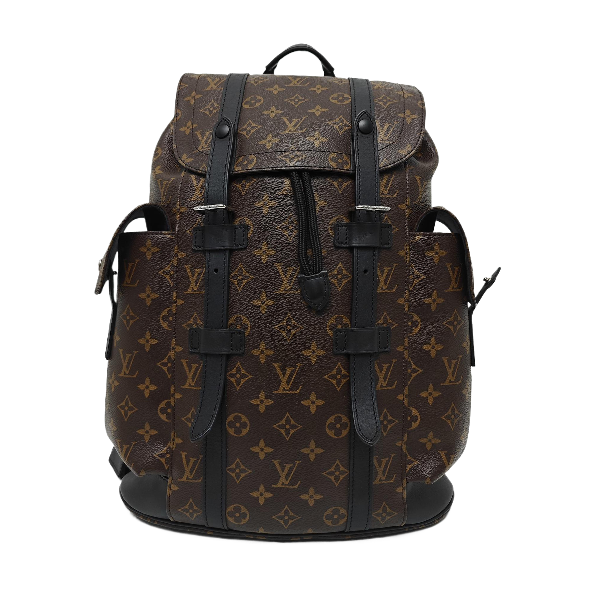 CHRISTOPHER MM Monogram Coated Canvas Brown