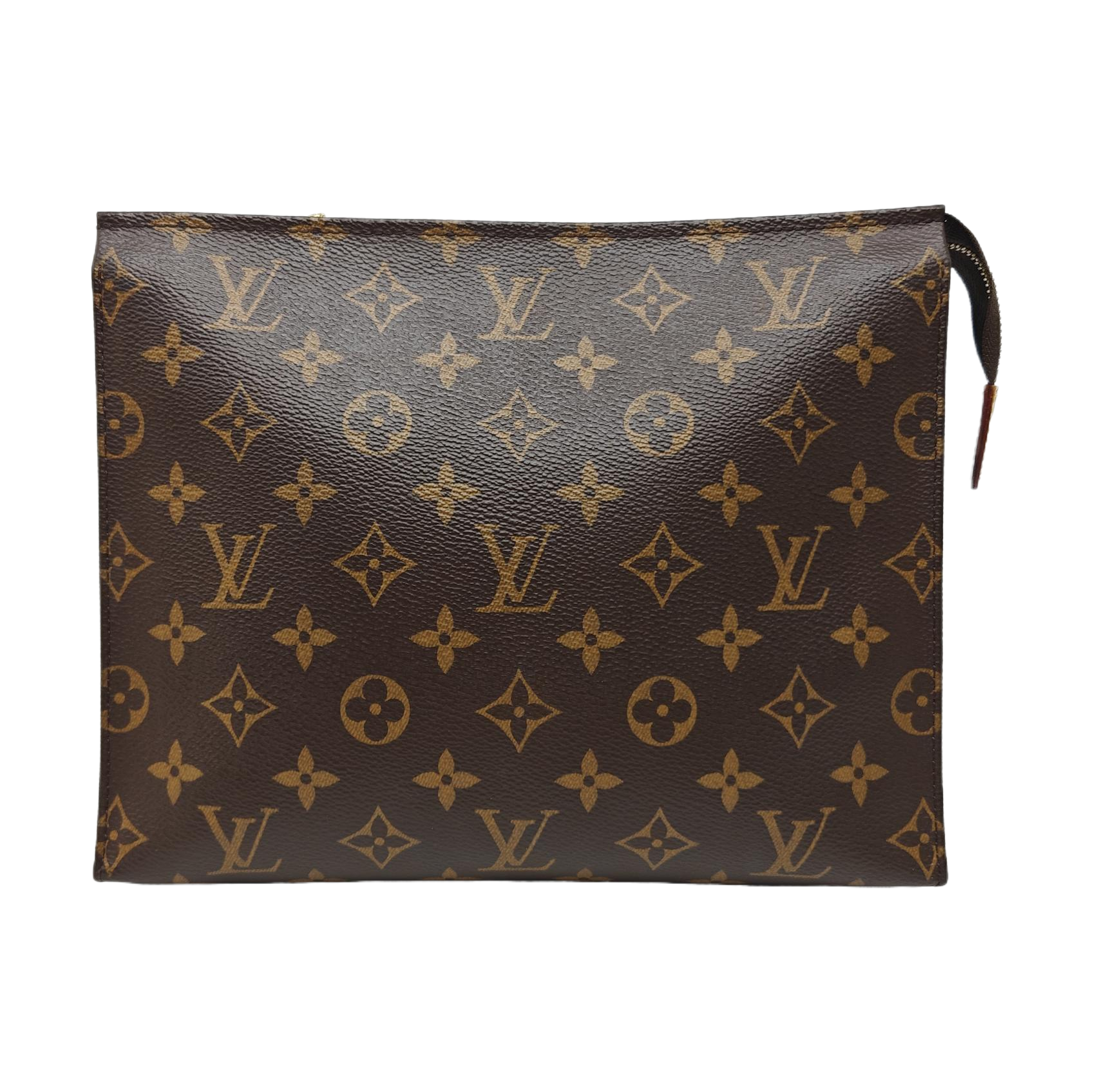 TOILET POCKET 26 Monogram Coated Canvas Brown