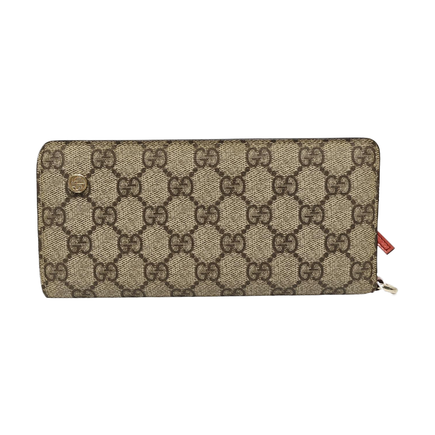 Monogram Coated Canvas Wallet Beige