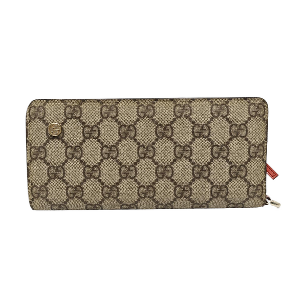Monogram Coated Canvas Wallet Beige