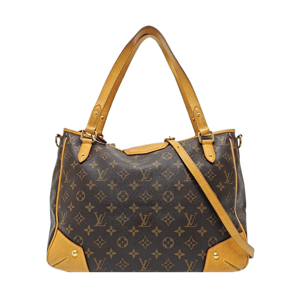 ESTRELA GM Monogram Coated Canvas Brown