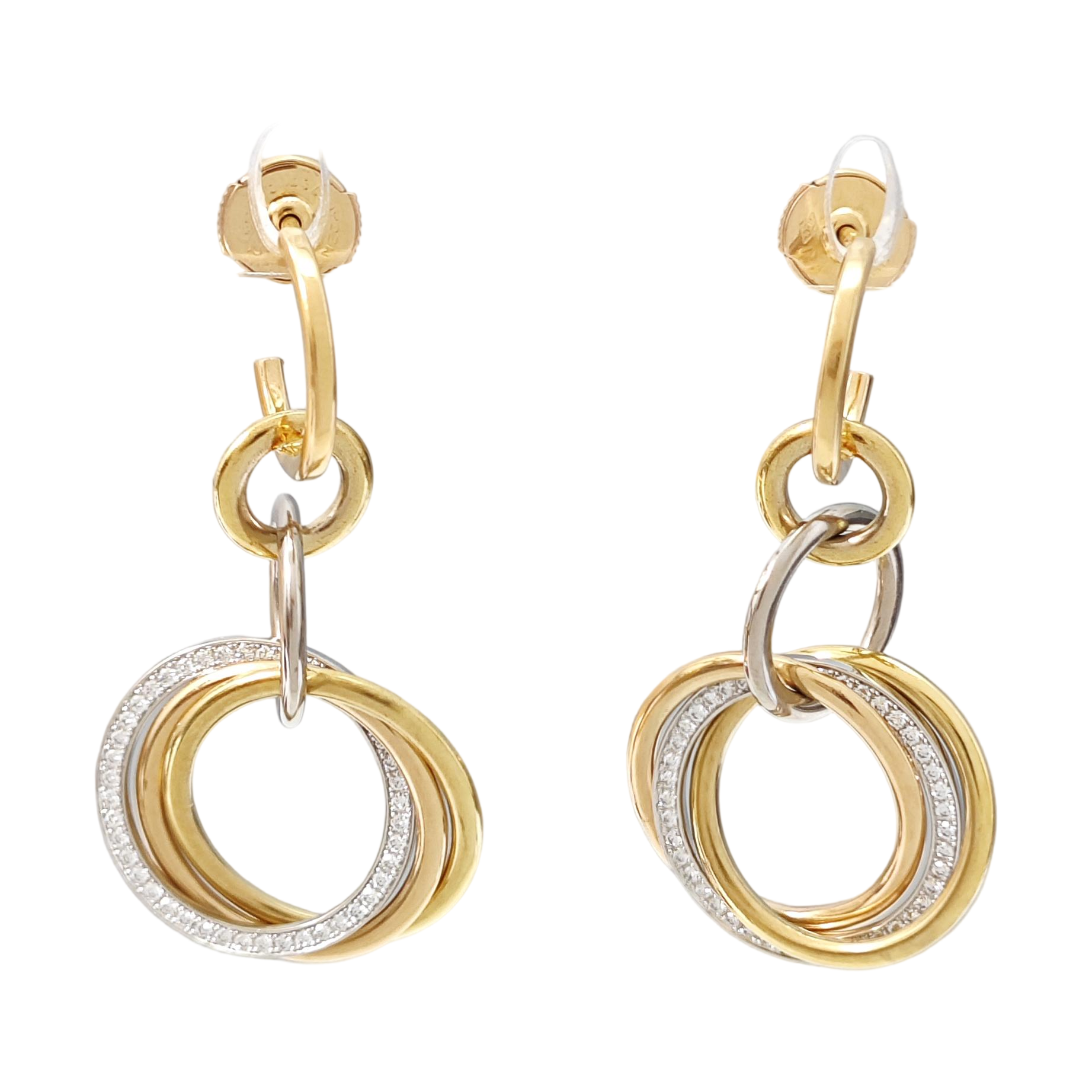 TRINITY 18k Gold Stud Earrings