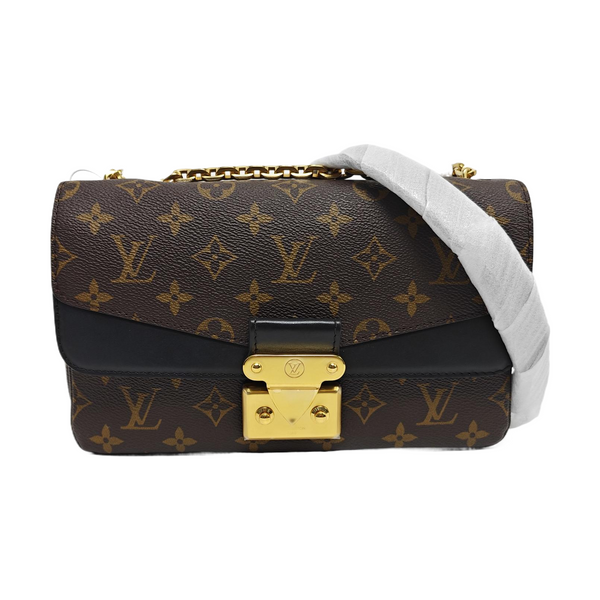 MARCEAU Monogram Coated Canvas Brown