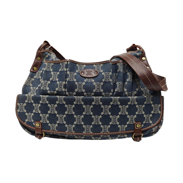 Canvas Shoulder Bag Blue