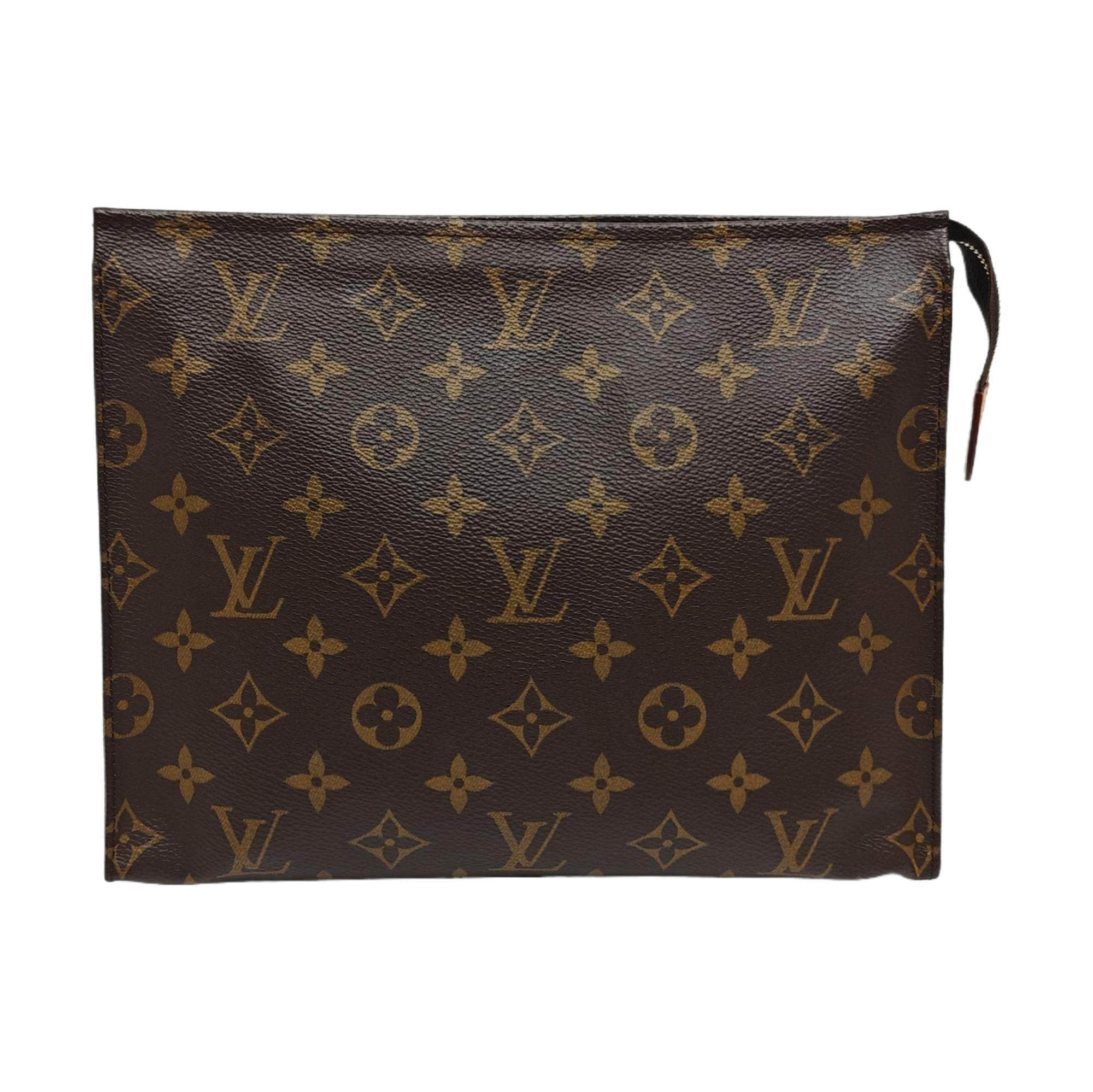 TOILET POCKET 26 Monogram Coated Canvas Brown