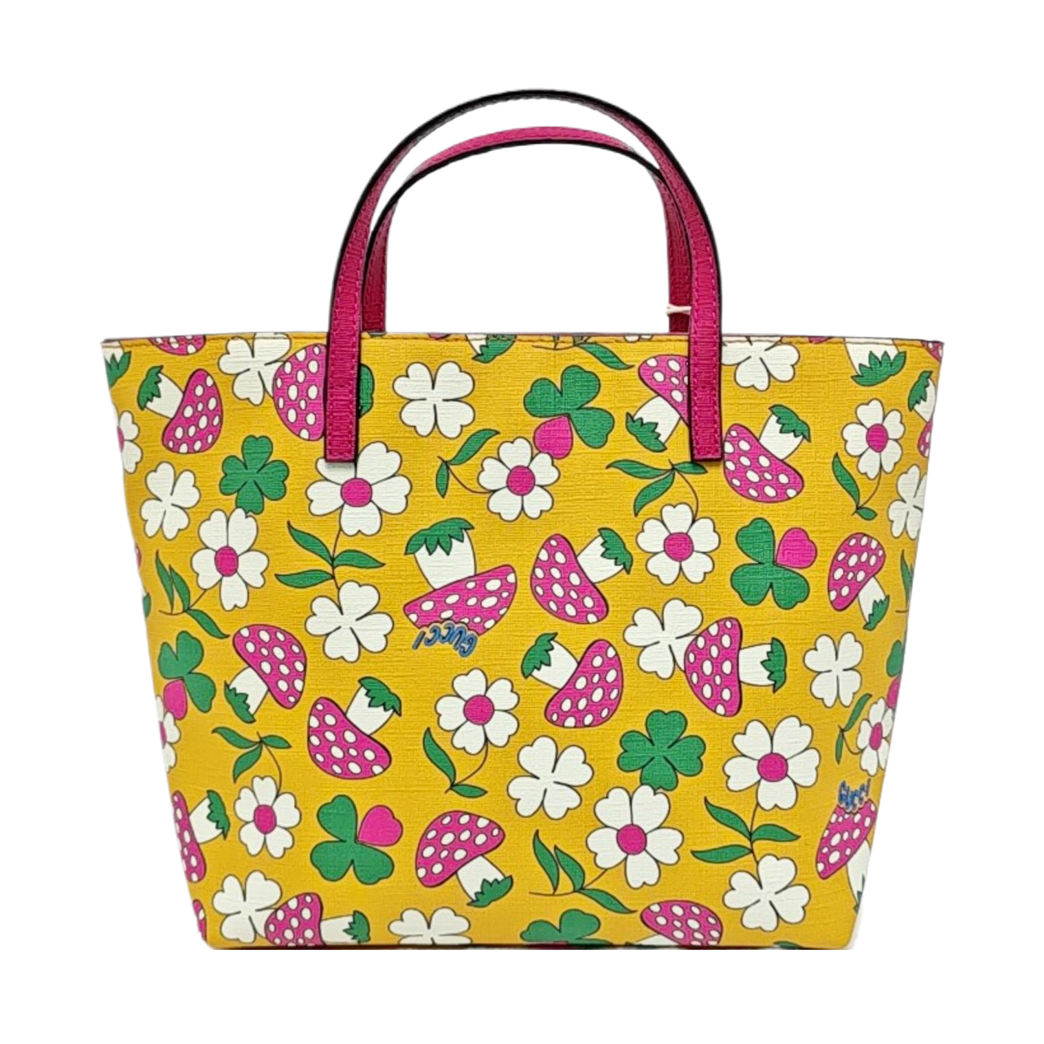 GG Imprime Coated Canvas Yellow