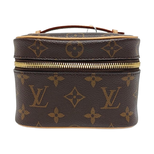 NICE Super Mini Monogram Coated Canvas Brown