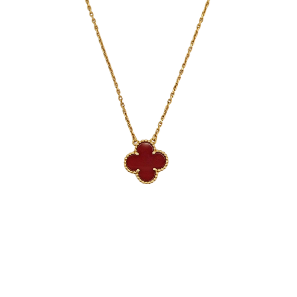 Vintage Alhambra 18k Gold Necklace