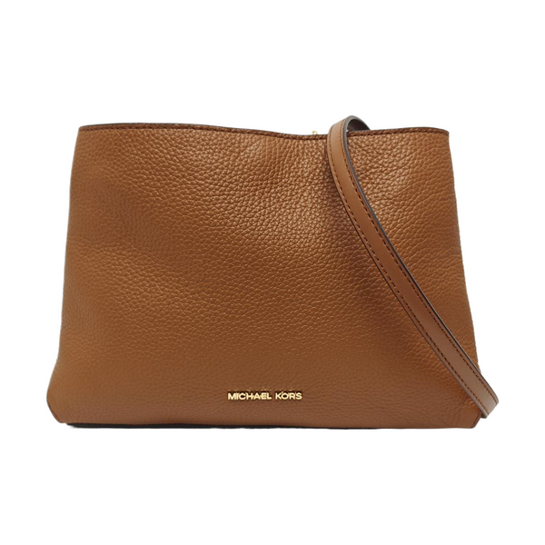 Calfskin Shoulder Bag Brown