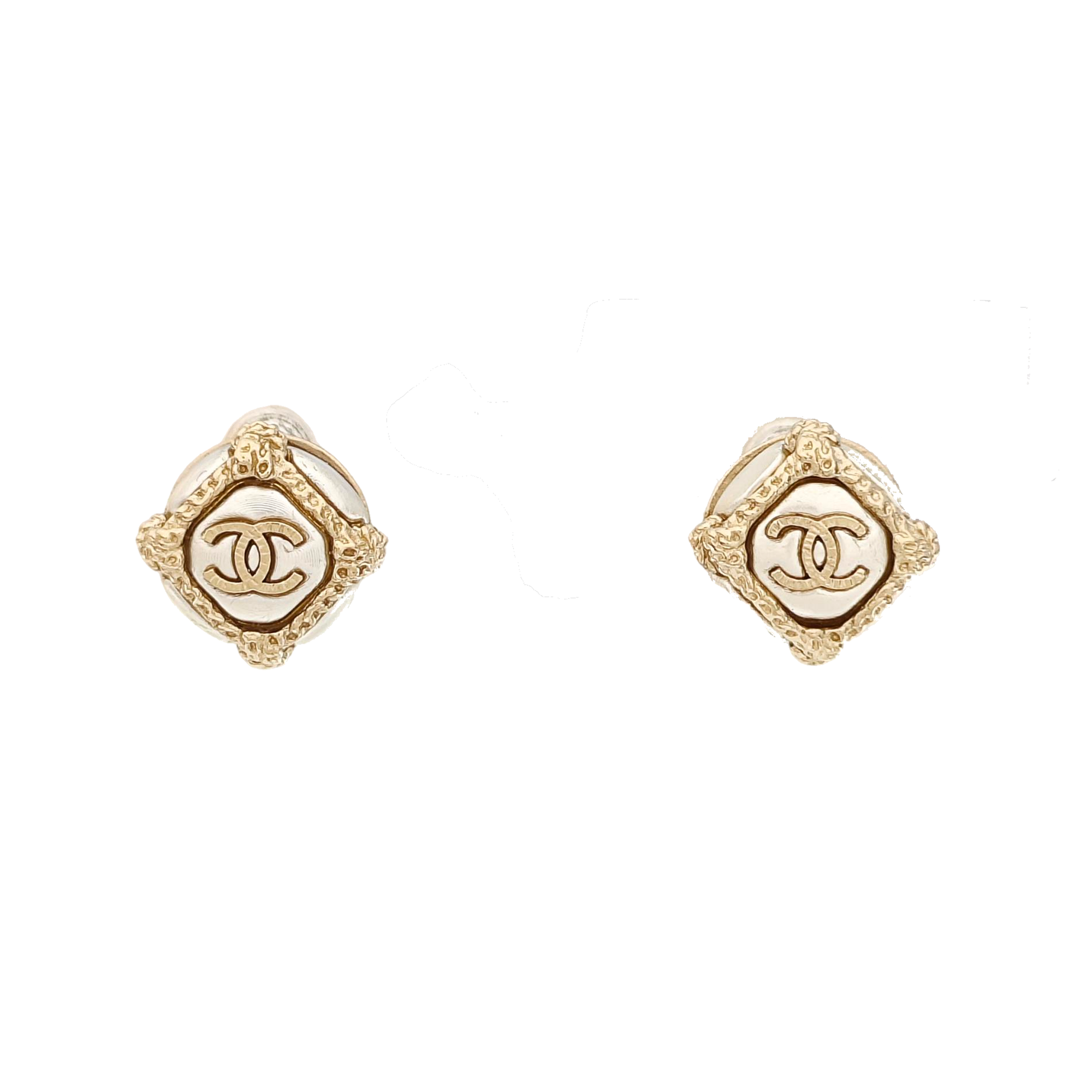 Metal Gold Stud Earrings
