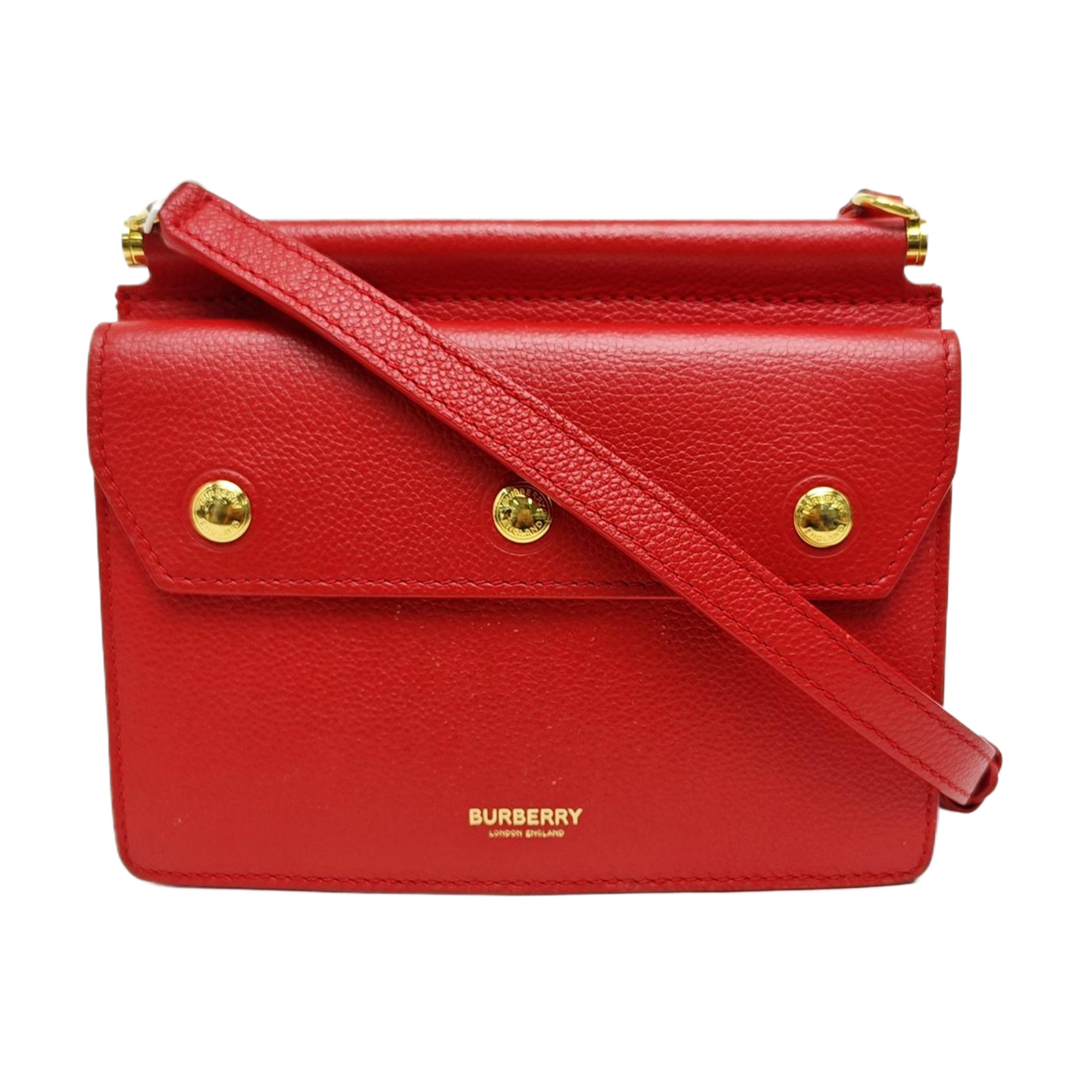 Title Mini Calfskin Red