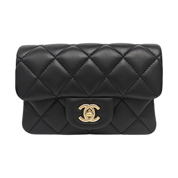 CLASSIC FLAP Mini Quilted Lambskin Black