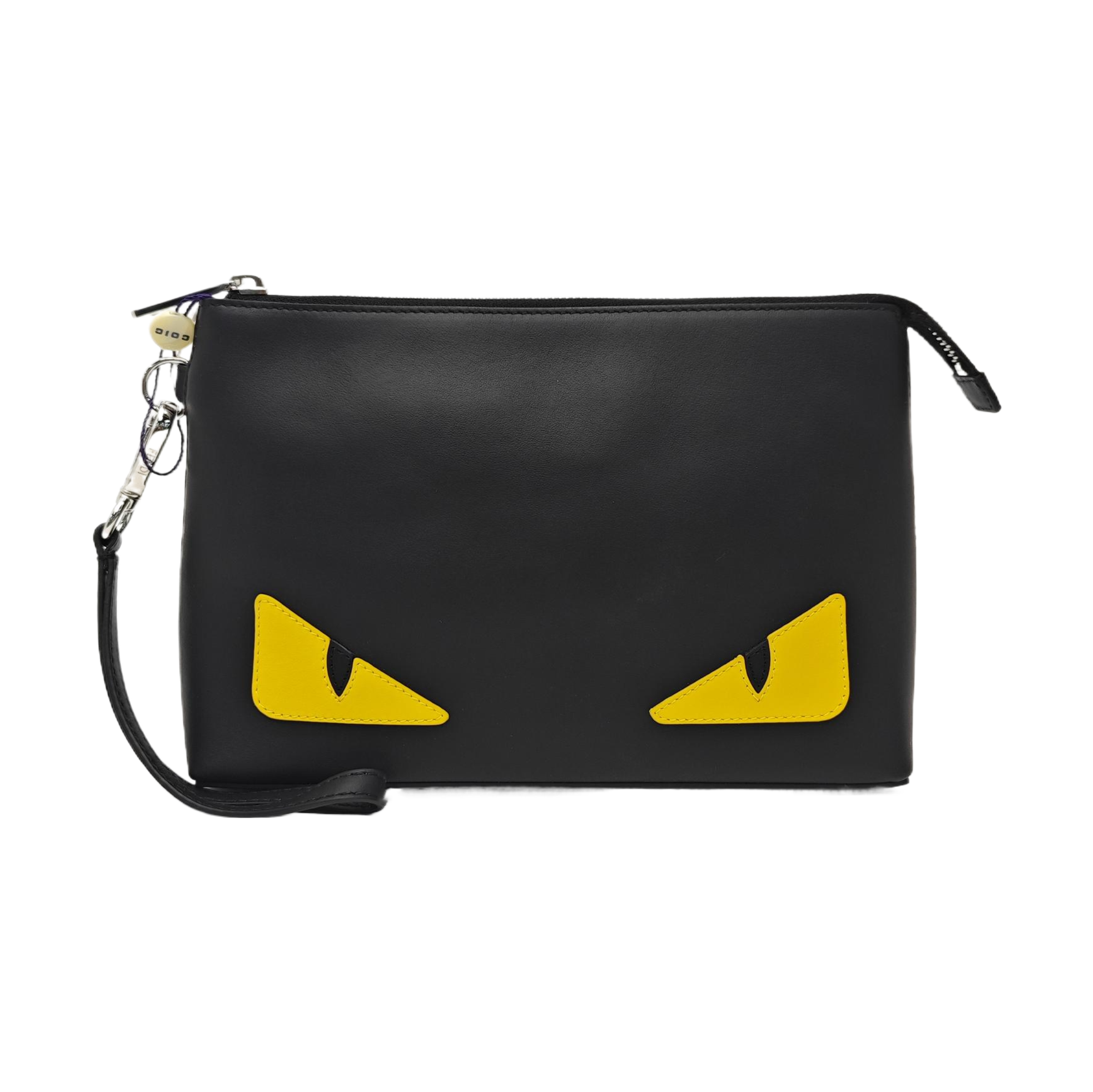 Calfskin Clutch Medium Black